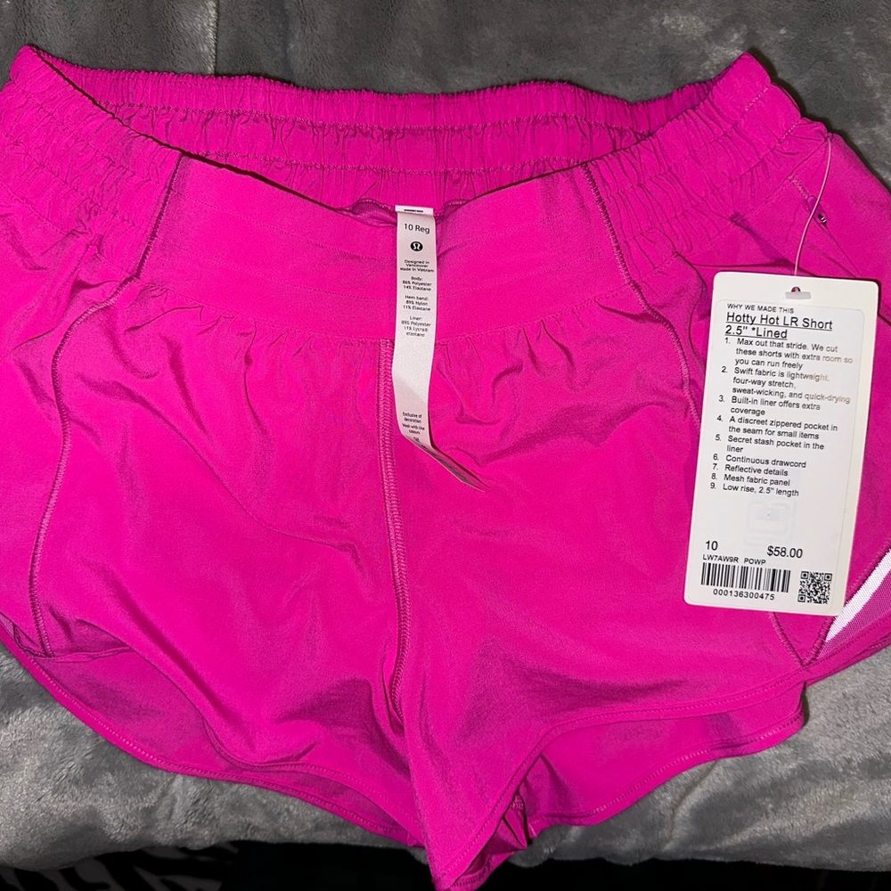 Lululemon hottie hot 10 regular power pink